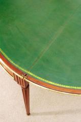 7869FP - Brass Bound Game Table (8)
